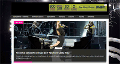 Desktop Screenshot of conciertosyeventos.com